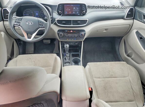 KM8J2CA46KU031066 2019 HYUNDAI TUCSON Silver Vista del cuadro de instrumentos