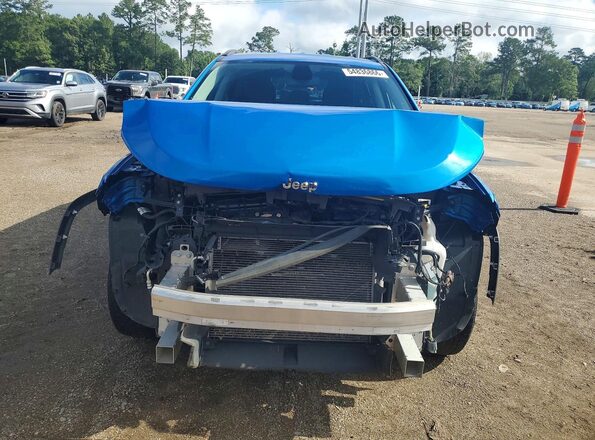 3C4NJCBB3MT604752 2021 JEEP COMPASS Blue Widok z tyłu