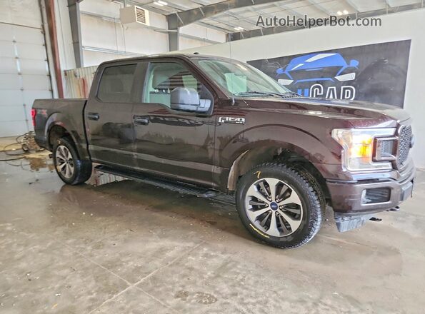 1FTEW1EP5KKC97788 2019 FORD F150 Бордовый Передняя правая четверть