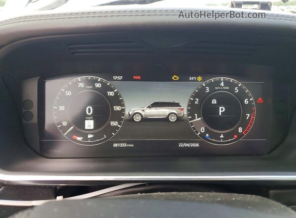 SALWV2SV1JA401609 2018 LAND ROVER RANGE Серебряный Вид задних сидений