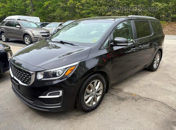 KNDMB5C16K6517672 2019 KIA SEDONA Черный Задняя правая четверть