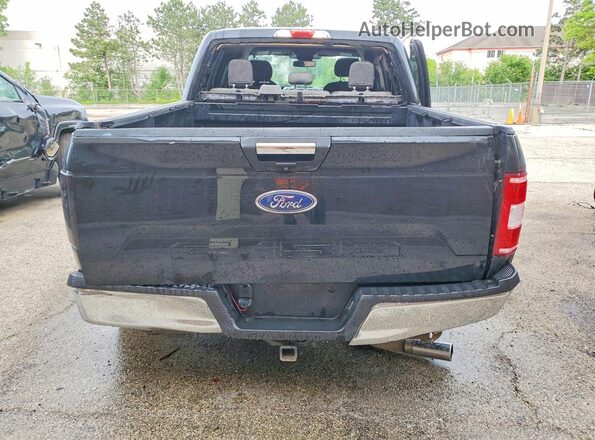 1FTEW1EP3JKC23526 2018 FORD F150 Черный Вид сзади
