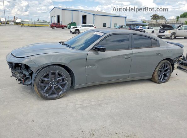 2C3CDXBG3KH715507 2019 DODGE CHARGER Серый Передняя левая четверть