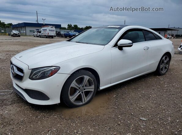 WDD1J6FB1JF020002 2018 MERCEDES-BENZ E-CLASS White Trasero izquierdo