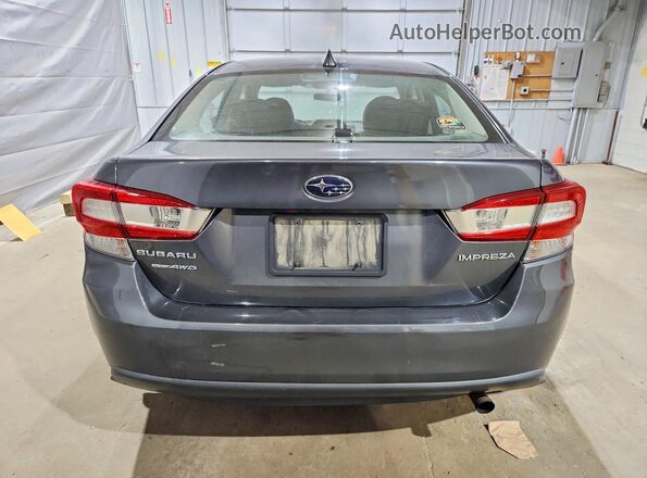 4S3GKAB66J3619427 2018 SUBARU IMPREZA Серый Вид салона спереди