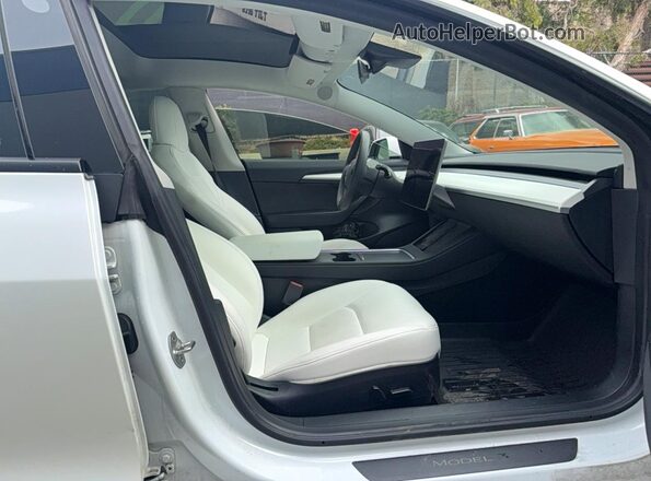 5YJ3E1EB1NF241508 2022 TESLA MODEL Белый Вид сзади