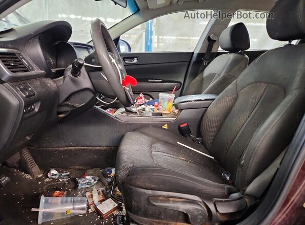 5XXGT4L32KG344191 2019 KIA OPTIMA Бордовый Вид панели приборов