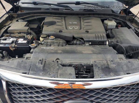 JN8AZ2NF2H9641441 2017 INFINITI QX80 Blue Widok naklejki z numerem VIN
