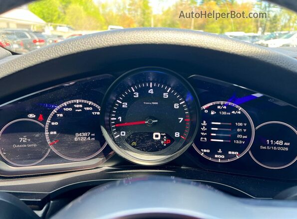 WP1AA2AY2KDA00870 2019 PORSCHE CAYENNE White Dashboard view