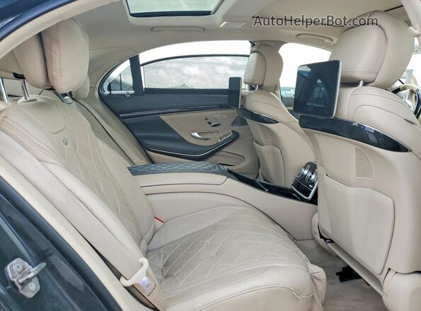 WDDUG8GB2JA396940 2018 MERCEDES-BENZ S Серый Вид задней части салона