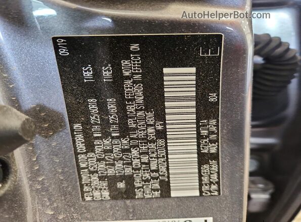 JTJSARDZ9L5007388 2020 LEXUS NX Gray Vista interior de 360 grados