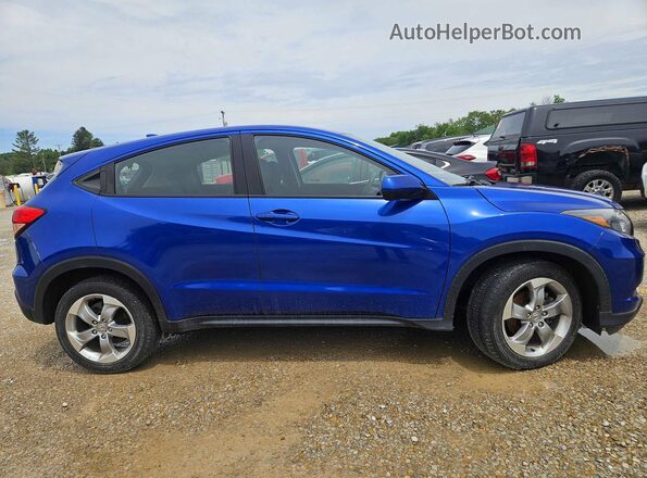 3CZRU6H3XJG729613 2018 HONDA HR-V Синий Вид подкапотного пространства