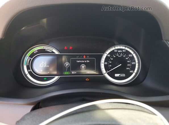KNDCB3LC6J5161472 2018 KIA NIRO Серый Вид задних сидений
