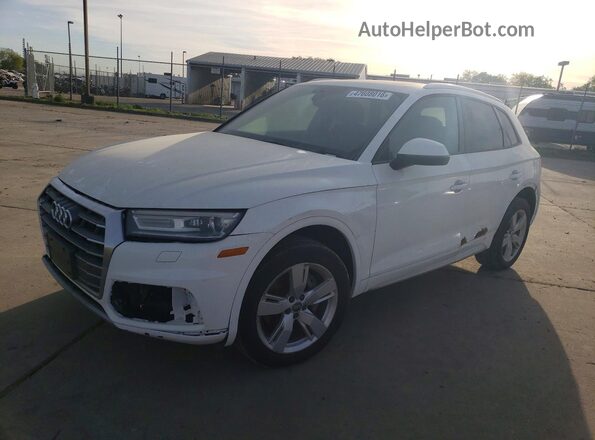WA1ANAFY5J2150520 2018 AUDI Q5 Белый Передняя левая четверть