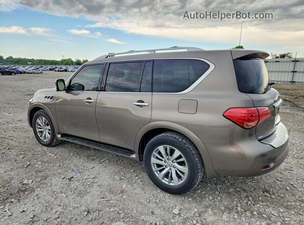 JN8AZ2NE3H9158242 2017 INFINITI QX80 Серый Задняя правая четверть