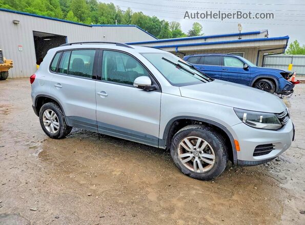 WVGBV7AX3HK013626 2017 VOLKSWAGEN TIGUAN Серебряный Вид спереди