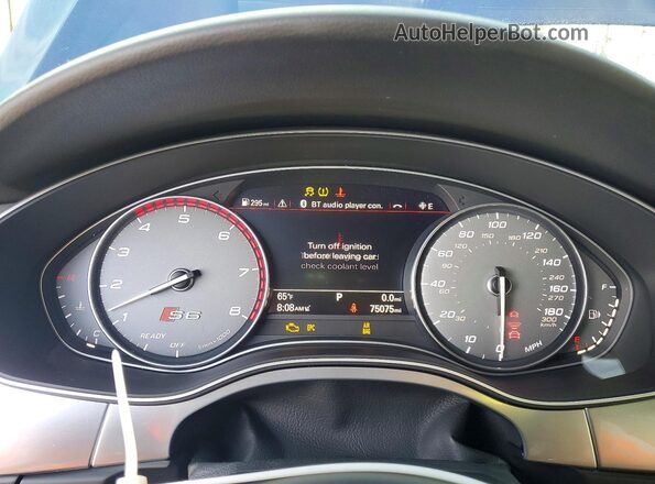 WAUHFAFC4HN043101 2017 AUDI S6 Синий Вид задних сидений