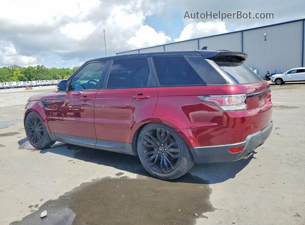 SALWR2PF5GA653586 2016 LAND ROVER RANGE ROVER Красный Задняя правая четверть