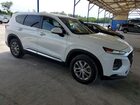 2019 Hyundai Santa Fe Se White vin: 5NMS23AD2KH112159