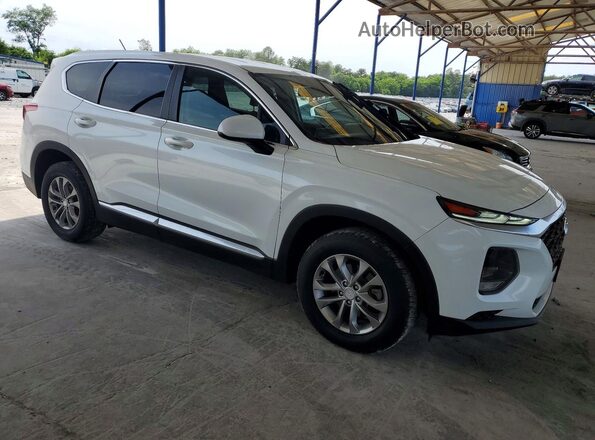 5NMS23AD2KH112159 2019 HYUNDAI SANTA White Vista frontal