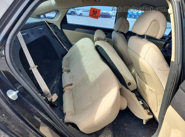 5NPE24AF8GH322148 2016 HYUNDAI SONATA Черный Вид задней части салона
