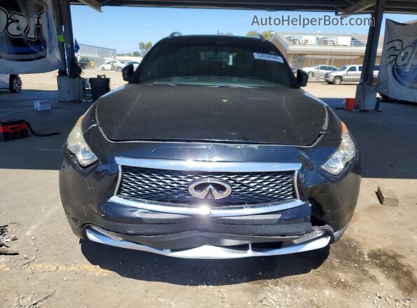 JN8CS1MU0HM144151 2017 INFINITI QX70 Черный Вид сзади