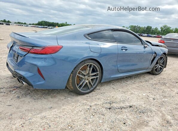 WBSAE0C08LCD86067 2020 BMW M8 Синий Передняя правая четверть