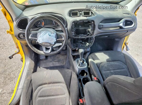 ZACCJABB3JPH84216 2018 JEEP RENEGADE Желтый Вид щитка приборов