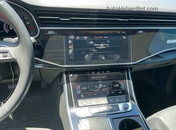 WA1AJAF77LD009152 2020 AUDI Q7 Black Widok tylnych siedzeń