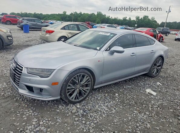 WAUWGAFCXGN032140 2016 AUDI A7 Серебряный Передняя левая четверть