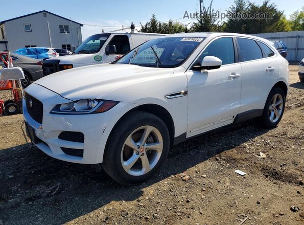 SADCS2FX3KA602139 2019 JAGUAR F-PACE White Trasero izquierdo