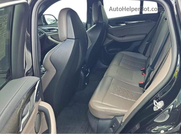 5YMUJ0C01L9B30048 2020 BMW X4 Black Widok wnętrza z przodu