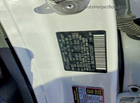 KM8J84A61PU033997 2023 HYUNDAI NEXO White Vista interior de 360 grados