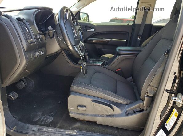 1GTP6CE16H1203402 2017 GMC CANYON Black Widok deski rozdzielczej