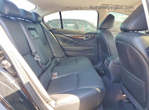 JN1EV7AR4JM440247 2018 INFINITI Q50 Black Widok wnętrza z tyłu