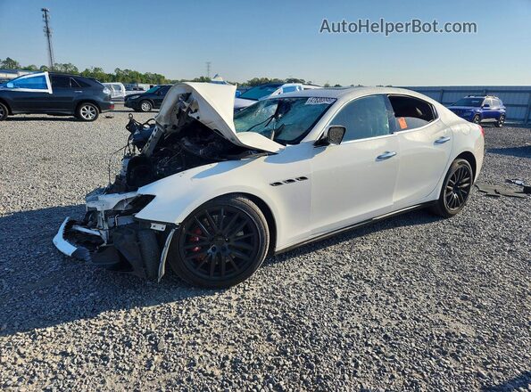 ZAM57RTL1H1224147 2017 MASERATI GHIBLI White Передня ліва чверть