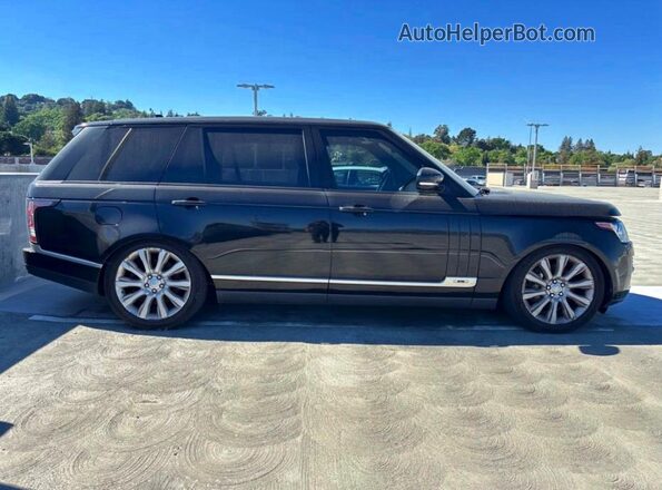 SALGS3EF2GA248576 2016 LAND ROVER RANGE Black Widok z tyłu