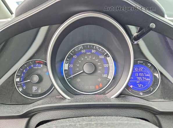 JHMGK5H79GS015729 2016 HONDA FIT Blue Հետևի նստատեղերի տեսք