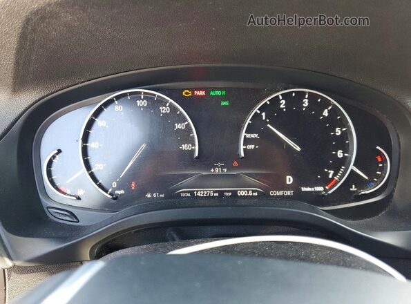 5UXTR7C59KLF34684 2019 BMW X3 Черный Вид задних сидений