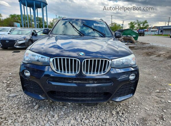 5UXWX9C52G0D75384 2016 BMW X3 Черный Вид сзади