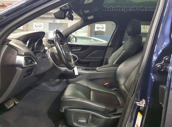 SADCJ2FX8KA359916 2019 JAGUAR F-PACE Синий Вид панели приборов