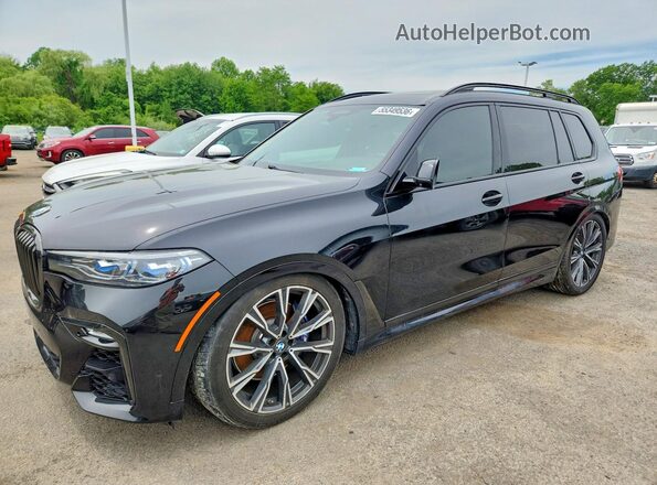 5UXCX6C08M9H52376 2021 BMW X7 Черный Задняя левая четверть