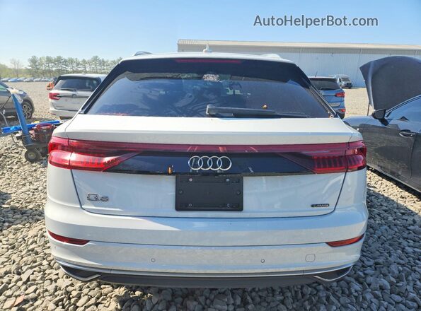 WA1AVAF14KD010533 2019 AUDI Q8 Белый Вид салона спереди