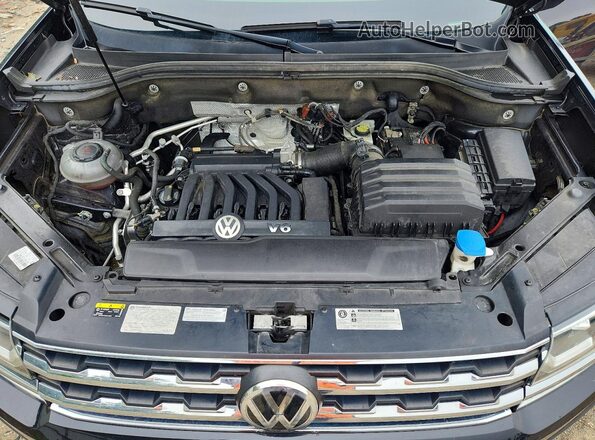 1V2WR2CAXKC603943 2019 VOLKSWAGEN ATLAS Black Widok naklejki z numerem VIN