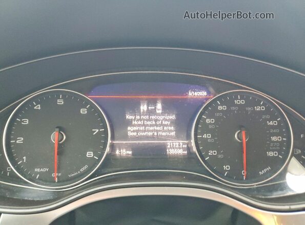 WAUGFAFC7GN132557 2016 AUDI A6 Синий Вид задних сидений