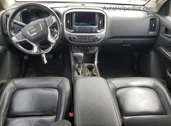 1GTP6DE16J1243605 2018 GMC CANYON Серебряный Вид щитка приборов