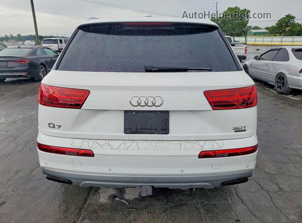 WA1LAAF72HD010208 2017 AUDI Q7 Белый Вид салона спереди