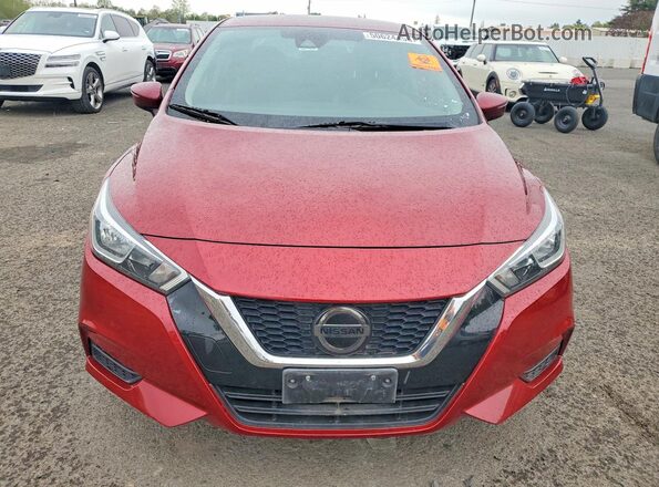 3N1CN8EV6LL804184 2020 NISSAN VERSA Красный Вид сзади
