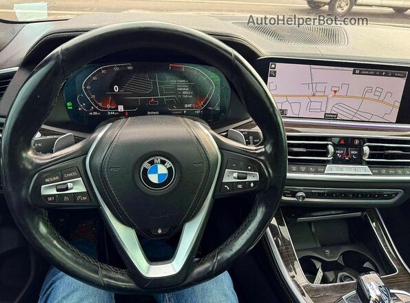 5UXJU2C51KLN65059 2019 BMW X5 Черный Вид панели приборов