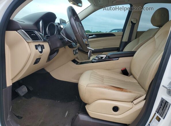 4JGDA0EB6GA642800 2016 MERCEDES-BENZ GLE White წინა პანელის ხედი